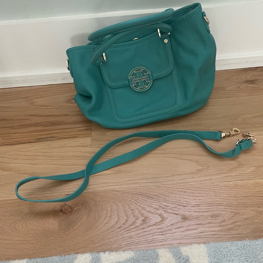 Tory Burch Aqua Hobo Bag